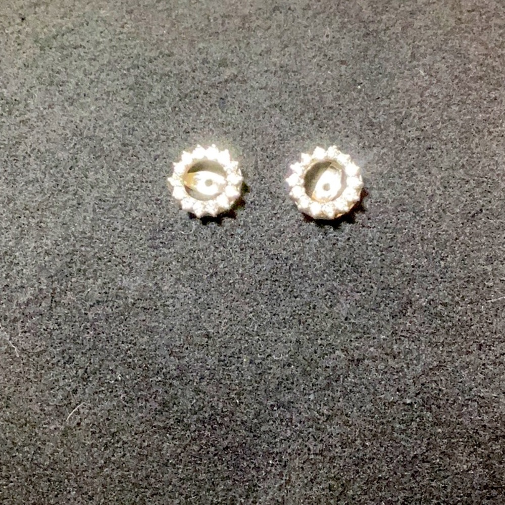 Diamond earring jackets